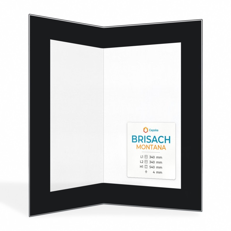 Vitre Brisach MONTANA - Verre Pliée Sérigraphié