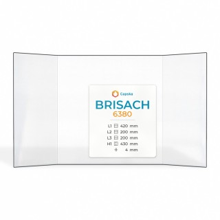 Vetro Brisach 6380 - Vetro Prismatico per inserto caminetto
