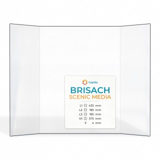 Brisach SCENIC MEDIA Glass Panel for Fireplace Insert