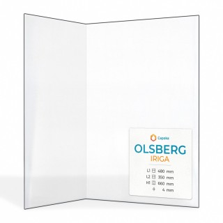 Vitre Olsberg IRIGA - Verre Pliée pour poêle à bois