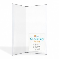 Olsberg FALUN Glas - Gefaltet Kaminglas für Kaminofen