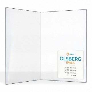 Olsberg IPALA Glas - Gefaltet Kaminglas für Kaminofen