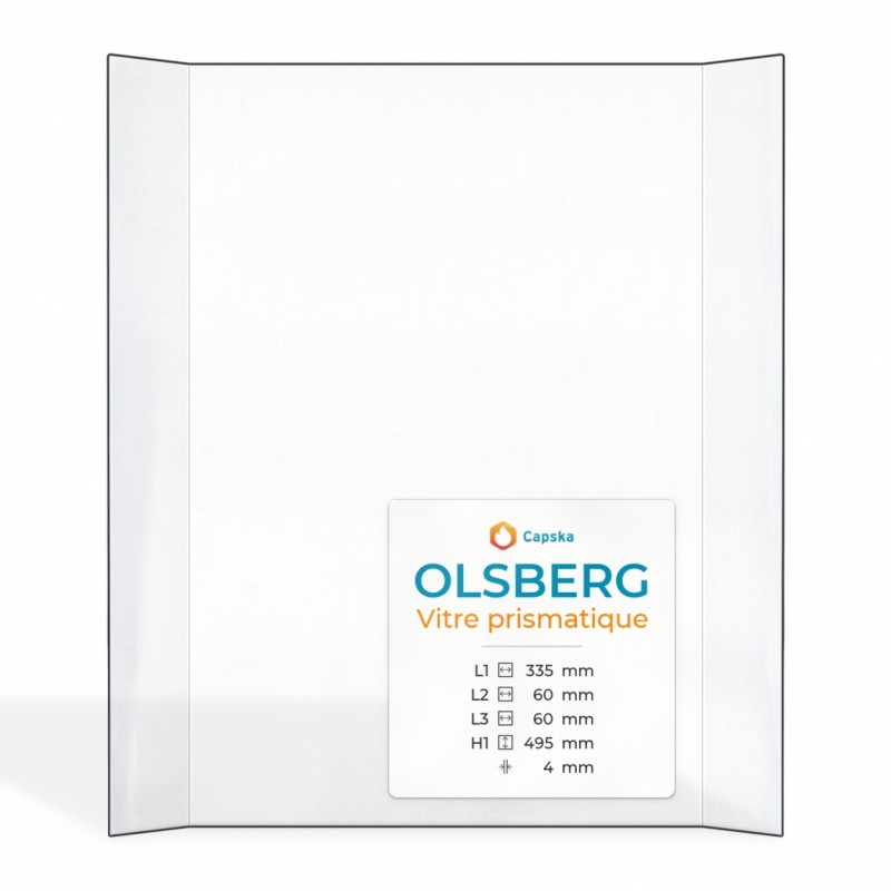Vitre Olsberg VITRE PRISMATIQUE pour poêle à bois