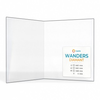 Wanders DIAMANT Glass - Folded Glass Panel for Wood Burning Stove