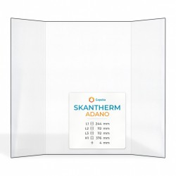 Vitre Skantherm ADANO - Verre Prismatique pour poêle à bois