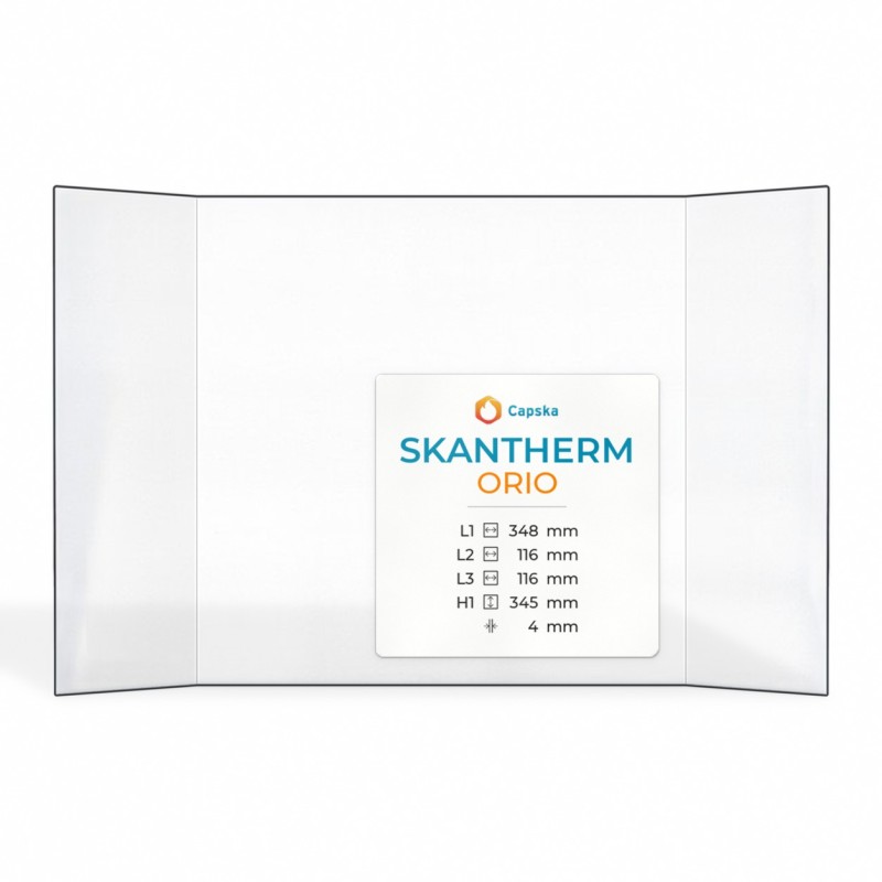 Vetro Skantherm ORIO - Vetro Prismatico per stufa a legna