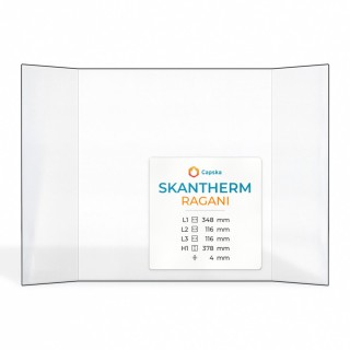 Verkauf von Skantherm RAGANI Glas - Prismatisches Kaminglas für Kaminofen