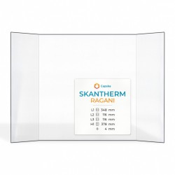 Vitre Skantherm RAGANI - Verre Prismatique pour poêle à bois