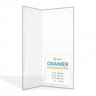 Oranier KOPENHAGEN Glass - Folded Glass Panel for Wood Burning Stove
