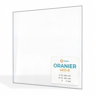 Oranier 4615-8 Glass - Folded Glass Panel for Wood Burning Stove