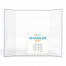 Vitre Wamsler 10187 - Verre Prismatique pour poêle à bois