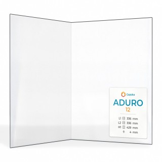 Aduro 12 Glas - Gefaltetes Kaminglas für Kaminofen