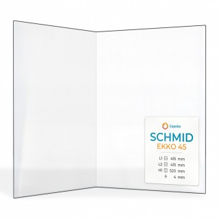 Schmid EKKO 45 Glass - Folded Panel for Wood Burning Stove