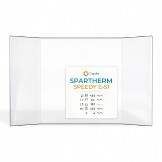 Vetro Spartherm SPEEDY E-51 - Vetro Prismatico per inserto camino