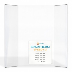Spartherm SPEEDY G Glas - Prismatisch Kaminglas für Kaminofen
