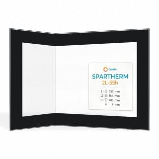 Vetro Spartherm 2L-55H - Vetro Piegato Serigrafato per stufa a legna