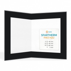 Vitre Spartherm PIKO H2O - Verre Pliée Sérigraphié pour poêle à bois