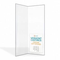 Vermont Castings CASTINGS (107+107)X265 Glass - Folded glass panel for wood burning stove