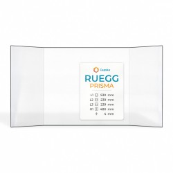 Vitre prismatique Ruegg Prisma H480 - (239+530+239) x 480 mm