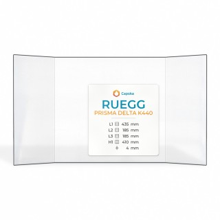 Ruegg PRISMA DELTA K440 Glass - Fireplace Insert Panel