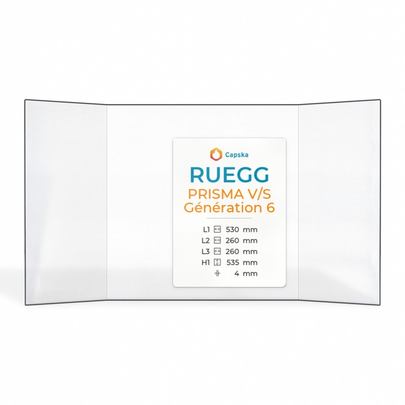 Vitre Ruegg PRISMA V/S GÉNÉRATION 6 - Verre Prismatique pour insert