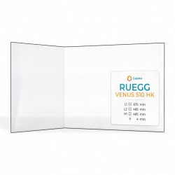 Vitre Ruegg VENUS 510 HK - Verre Pliée pour insert