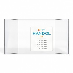 Vetro Handol 10 - Vetro Prismatico per inserto per caminetto