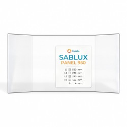 Vitre Sablux PANEL 950 - Verre Prismatique pour insert