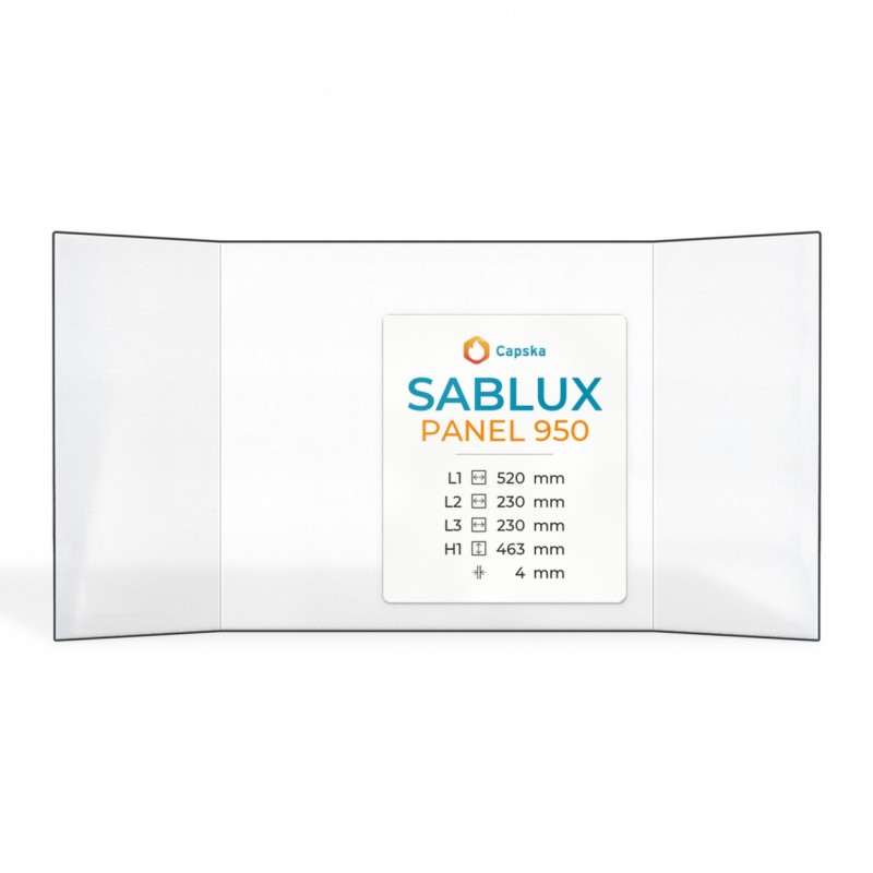 Vitre Sablux PANEL 950 - Verre Prismatique pour insert