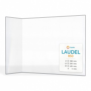 Laudel 850 Glass - Premium Fireplace Insert Panel