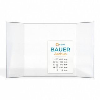 Vitre Bauer Aarhus - Verre Prismatique pour poêle à bois