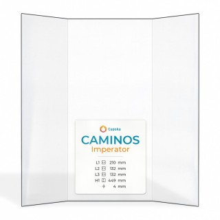 Vitre Caminos IMPERATOR - Verre Prismatique pour poêle à bois