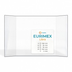 Eurimex LIBRA Glas - Prismatisch Kaminglas für Kaminofen