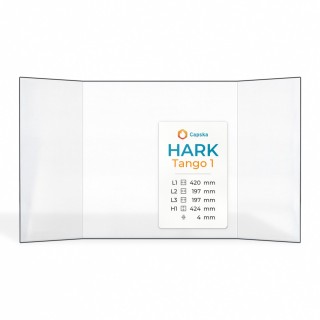 Vitre Hark TANGO 1 - Verre Prismatique pour poêle à bois