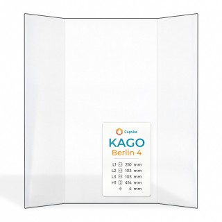 Vetro Kago BERLIN 4 - Vetro Prismatico per stufa a legna