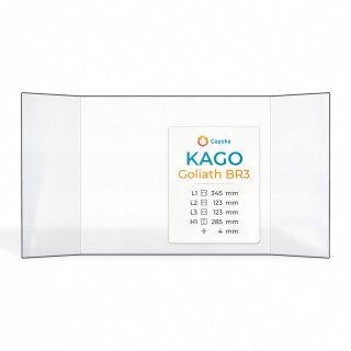 Vetro Kago GOLIATH BR3 - Vetro Prismatico per caminetti