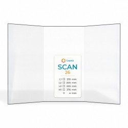 Vetro Scan 26 - Vetro Prismatico per stufa a legna