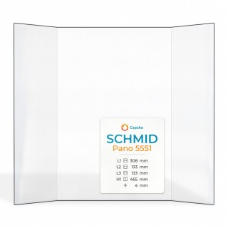 Vetro Schmid PANO 5551 - Vetro Prismatico per inserto caminetto