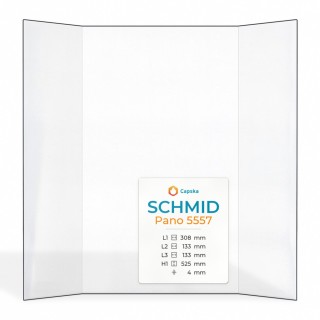 Vetro Schmid PANO 5557 - Vetro Prismatico per inserto camino