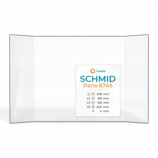 Schmid PANO 6745 Glass - Prismatic Panel for Fireplace Insert
