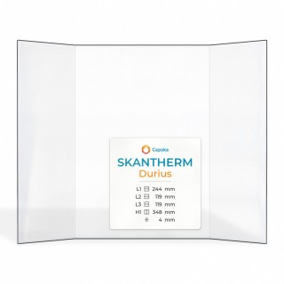 Skantherm DURIUS Glass - Prismatic Panel for Fireplace Insert