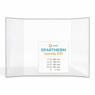 Vitre Spartherm SPEEDY E57 - Verre Prismatique pour insert