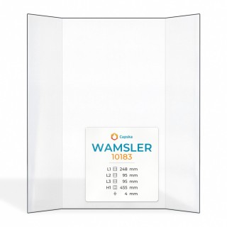 Wamsler 10183 Prismatic Glass Panel for Wood Burning Stove