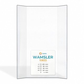 Vitre Wamsler 10833 - Verre Prismatique pour poêle à bois