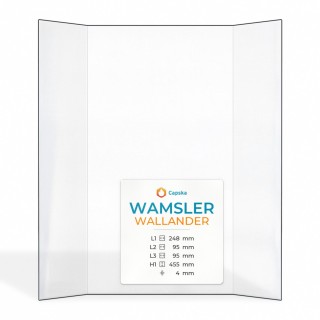 Wamsler Wallander Prismatic Glass Panel for Wood Burning Stove