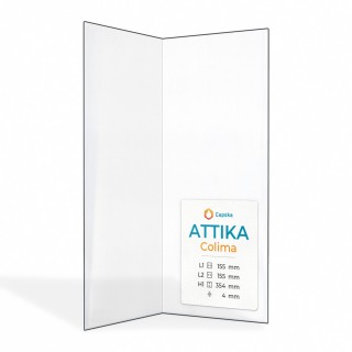 Attika COLIMA Glas - Kaminglas für Kaminofen