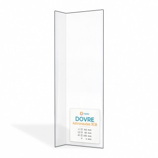 Vitre Dovre ASTRONAUTES 3CB - Verre Plié pour poêle à bois