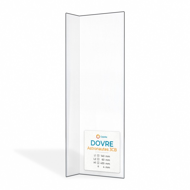 Dovre Astronautes 3CB Glas - Gefaltetes Kaminglas für Kaminofen