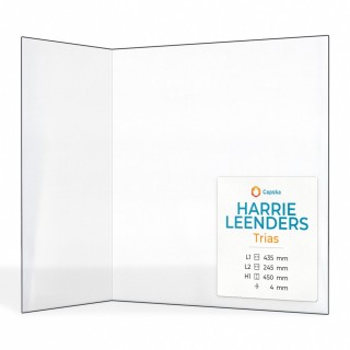 Harrie Leenders TRIAS Glas - Gefaltetes Kaminglas für Kaminofen
