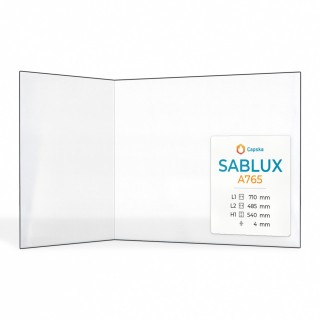 Vetro Sablux A765 - Vetro Piegato per stufa a legna